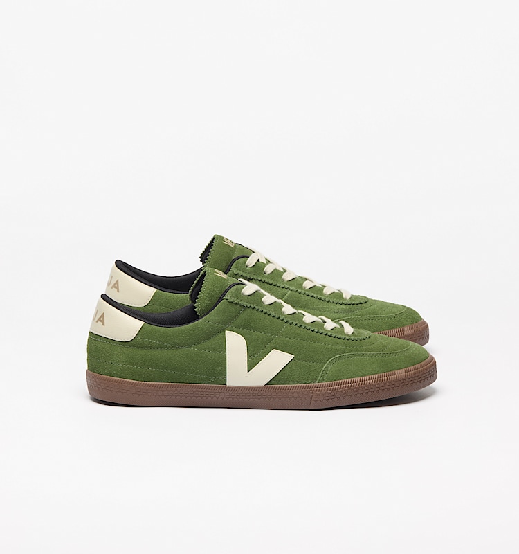 veja sneakers panenka 麂皮 绿色 FU0320902 Lateral view