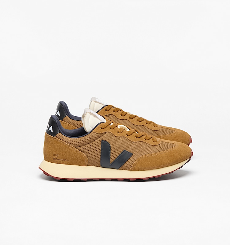 veja sneakers rio-branco-ii 回收再利用 褐色 RO1820821 Lateral view