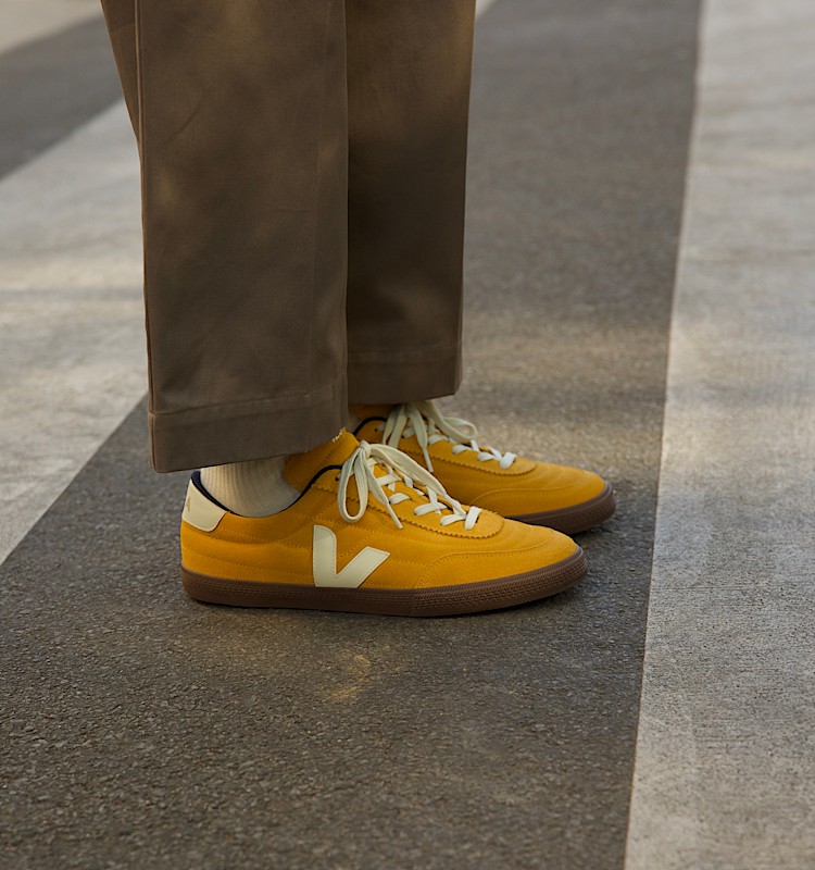 veja sneakers panenka 麂皮 黄色 FU0320900