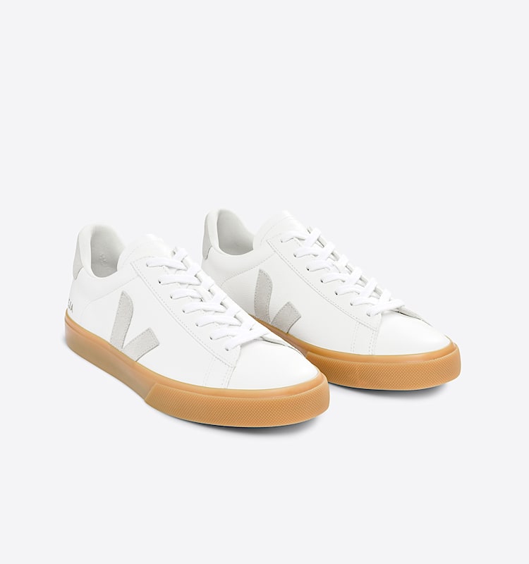 veja sneakers campo 皮革 白色 CP0503147 Top view