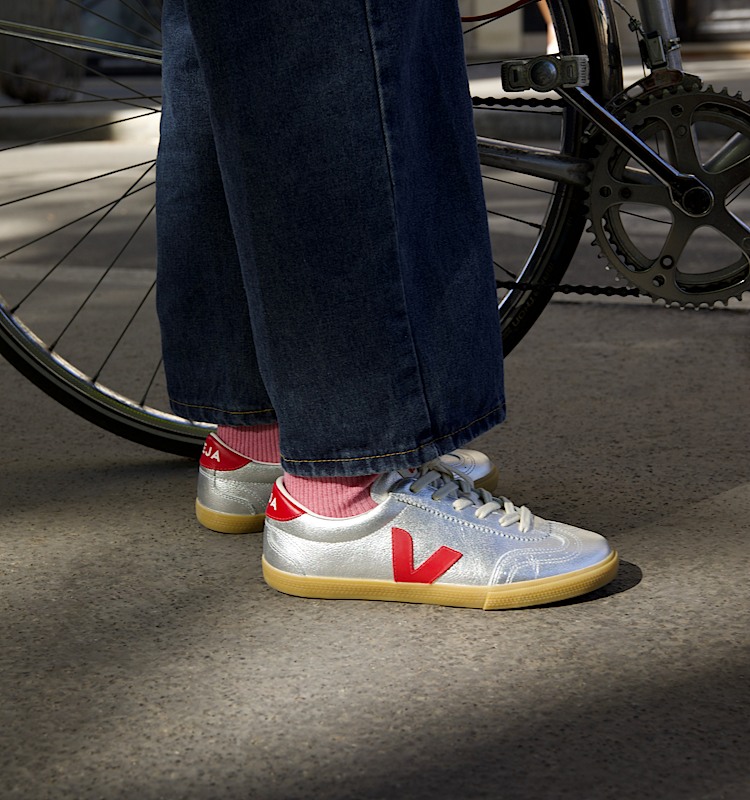 veja volley organic-leather silver VO2020881