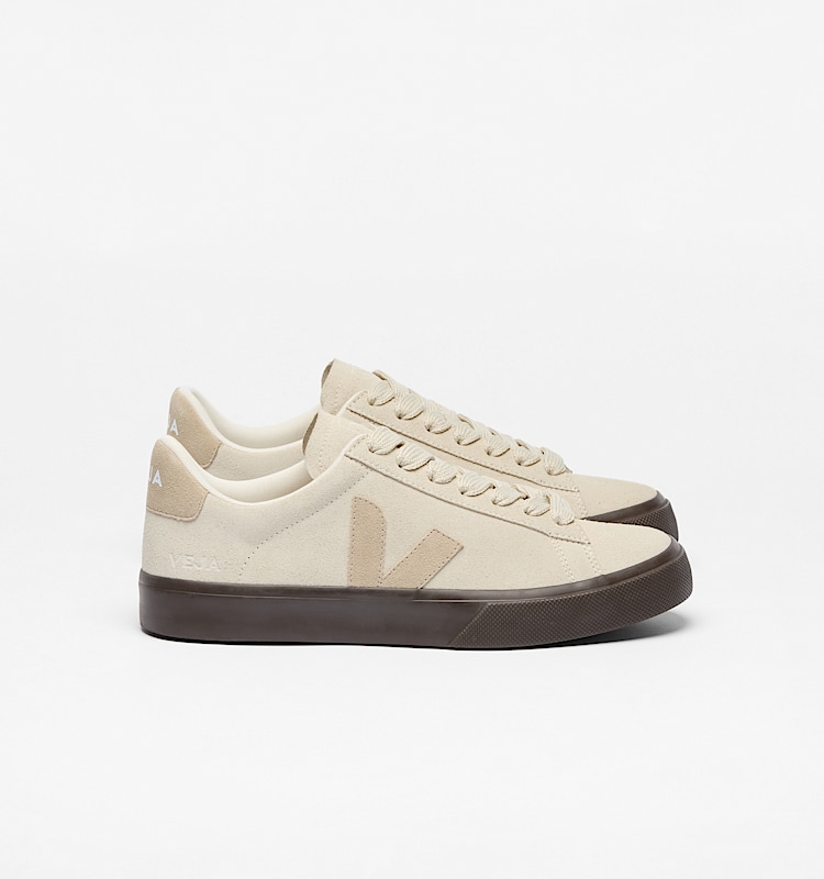 veja sneakers campo 麂皮 米色 CP0320805 Lateral view