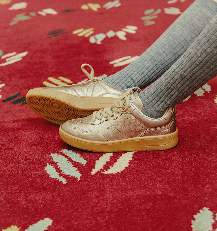 veja v-90 algodón-orgánico bronce VD2020913