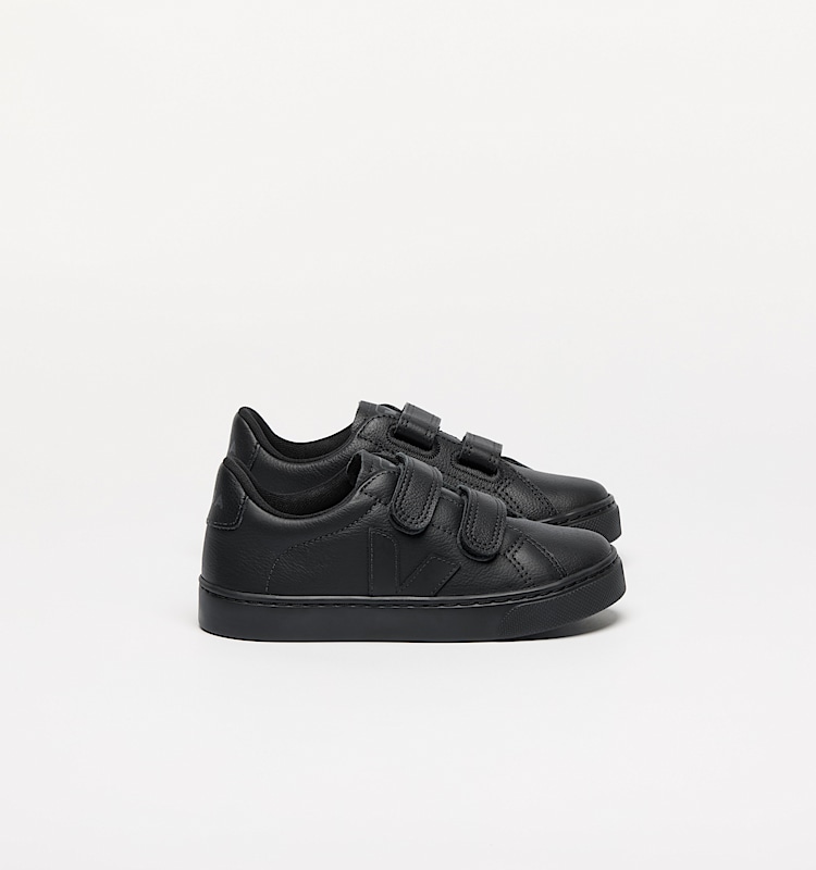 veja zapatillas small-esplar cuero negro SV0520958 Lateral view