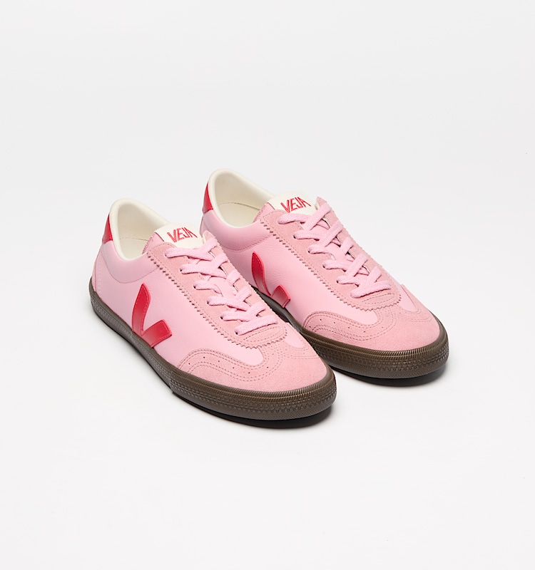 veja volley cuero-orgánico rosa VO2021182