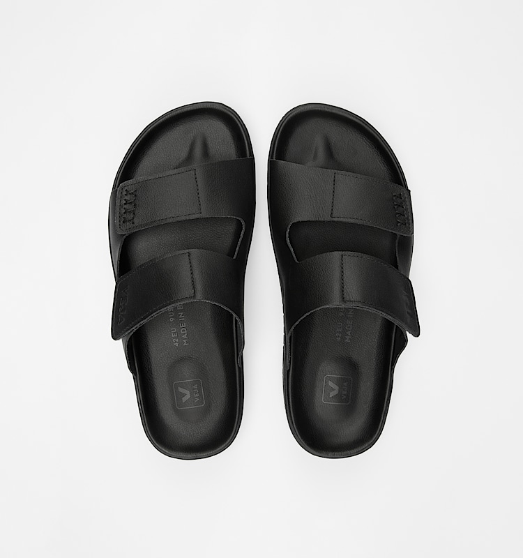 veja sneakers etna organic-leather black SA2020754 Top view