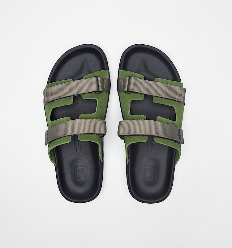 veja sneakers arpoador pelle-scamosciata verde AP3221037 Top view