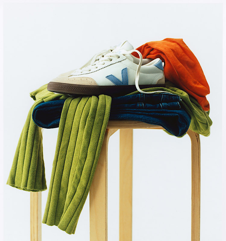 veja baskets volley cuir-biologique blanc VO2020505