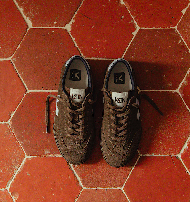 veja baskets volley suède marron VO0320888