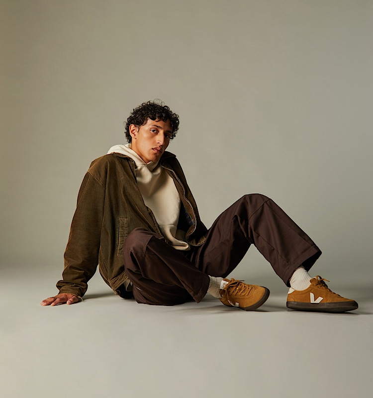 veja sneakers volley suede brown VO0303724