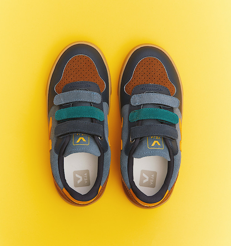 veja baskets small-v-10 suède multicolore CV0320986
