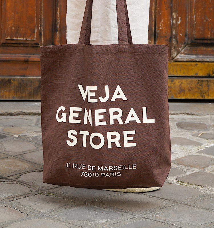 veja sneakers tote-bag organic-cotton brown AA0100025