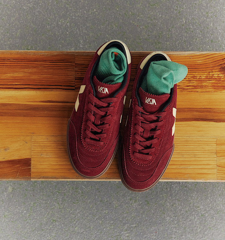 veja sneakers panenka 麂皮 红色 FU0320897