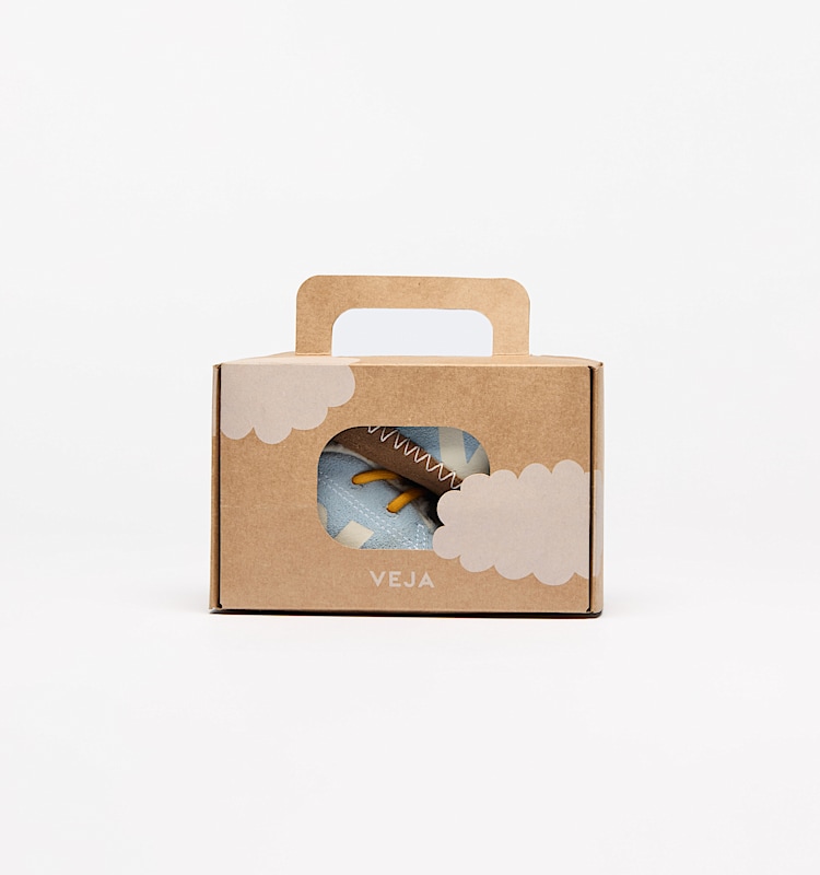 veja sneakers baby-winter-veja-x-milk suede blue MB0321175