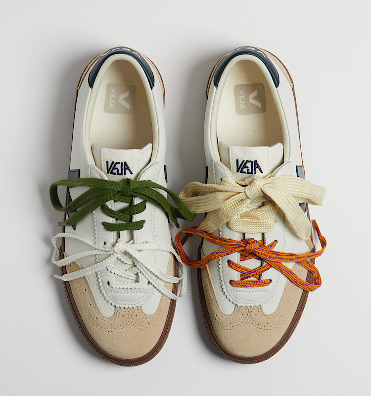 veja zapatillas laces algodón-orgánico verde la0121152