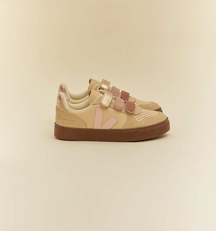 veja zapatillas small-v-10-veja-x-bonpoint cuero beige bo0521196