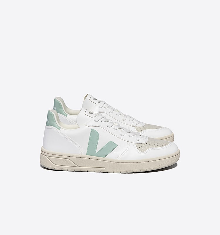 veja zapatillas v-10 vegano blanco vx0703062 Lateral view
