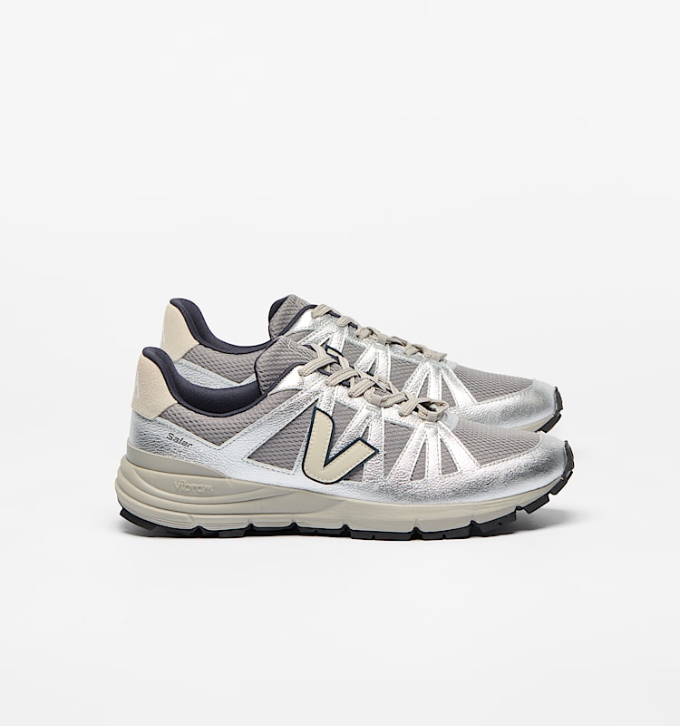veja sneakers salar-lt recycled silver st1820968 Lateral view