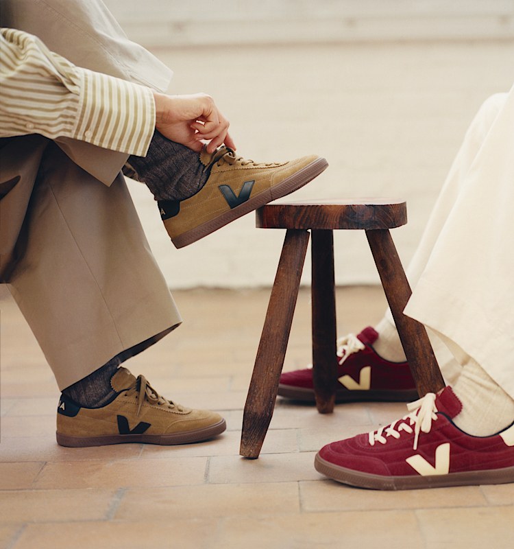 veja sneakers panenka suede red fu0320897