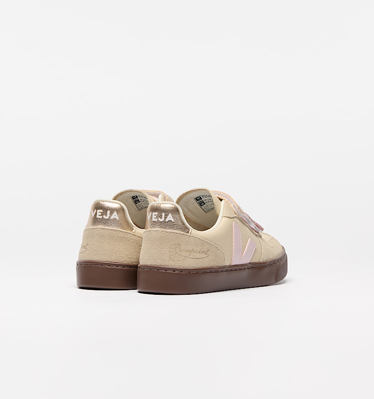 veja zapatillas small-v-10-veja-x-bonpoint cuero beige bo0521196 Back view