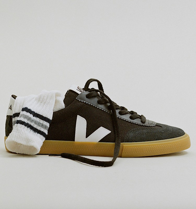veja zapatillas volley algodón-orgánico negro vo0103529